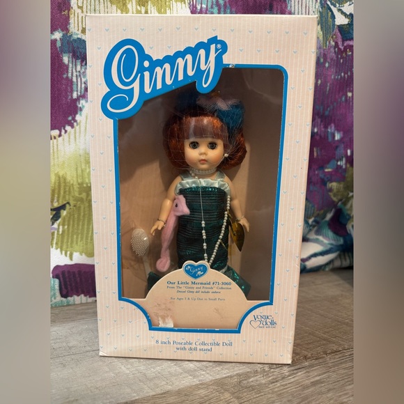 Ginny Doll- Our Little Mermaid, new in original box #71-3060 - Picture 1 of 8
